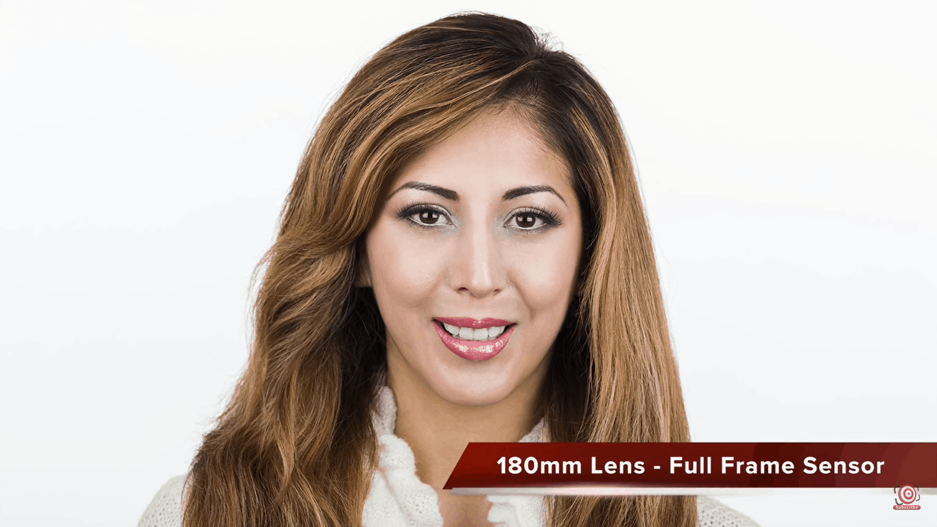 Portrait taken with 180mm lens