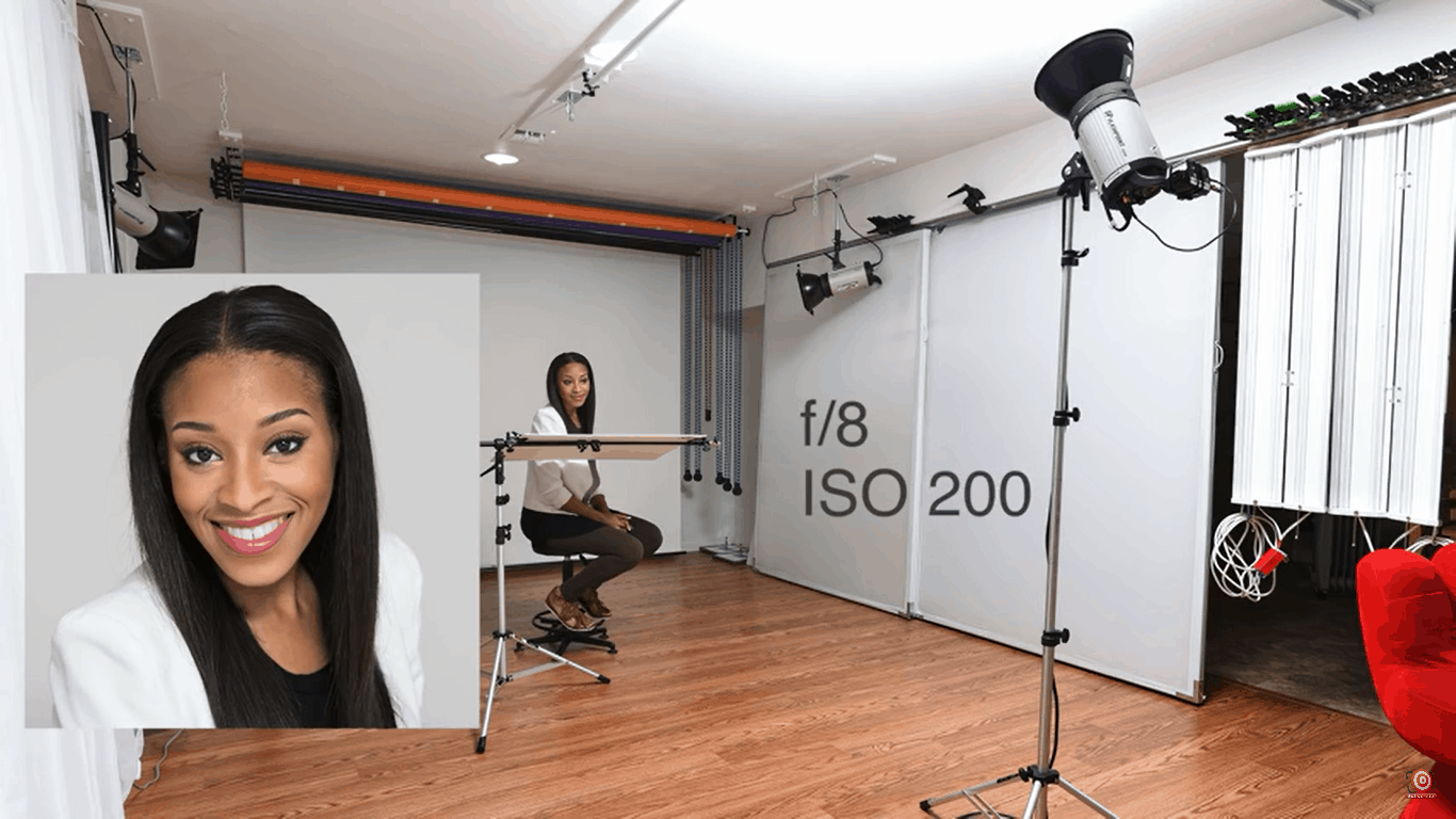 One light portrait lighting setup 3