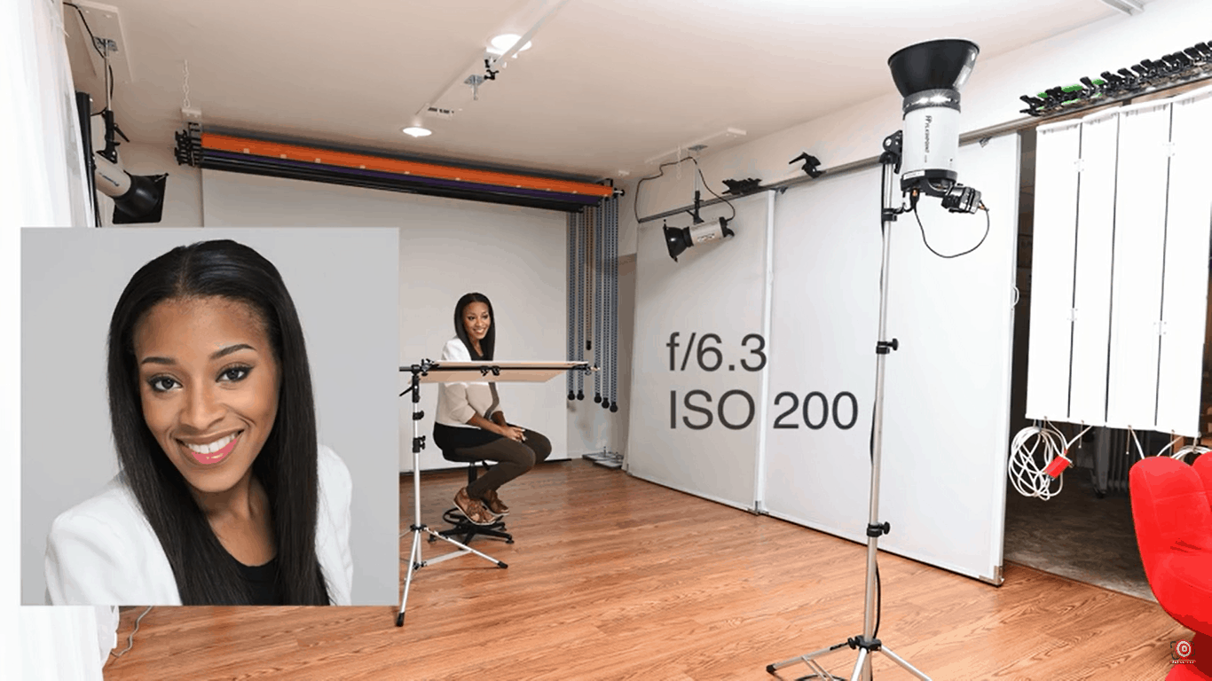 One light portrait lighting setup 3