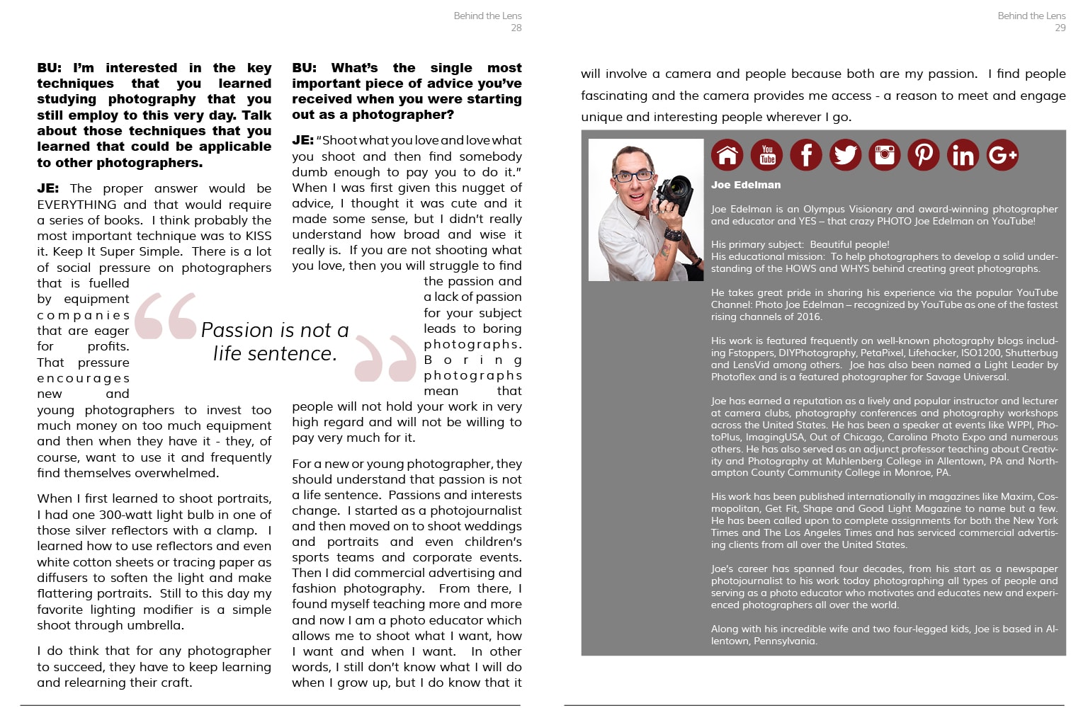 Page 9 of My article published in GoodLight Magazine