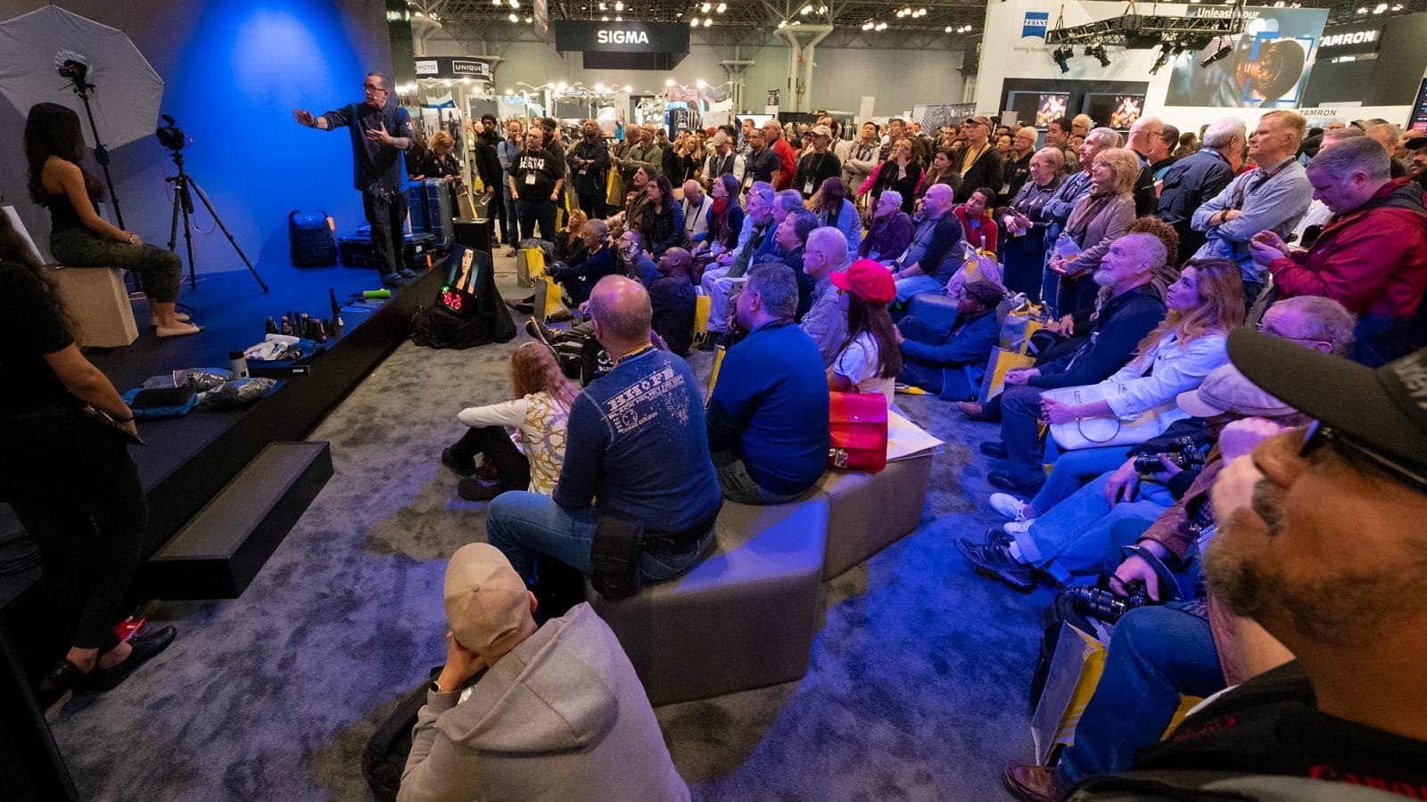 Presenting on the Olympus stage at the PhotoPlus Expo 2019