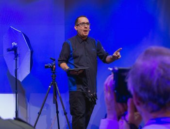 Presenting on the Olympus stage at the PhotoPlus Expo 2019