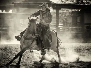 Cowboy at the Tanque Verde Ranch