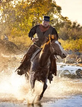 Cowboy at the Tanque Verde Ranch