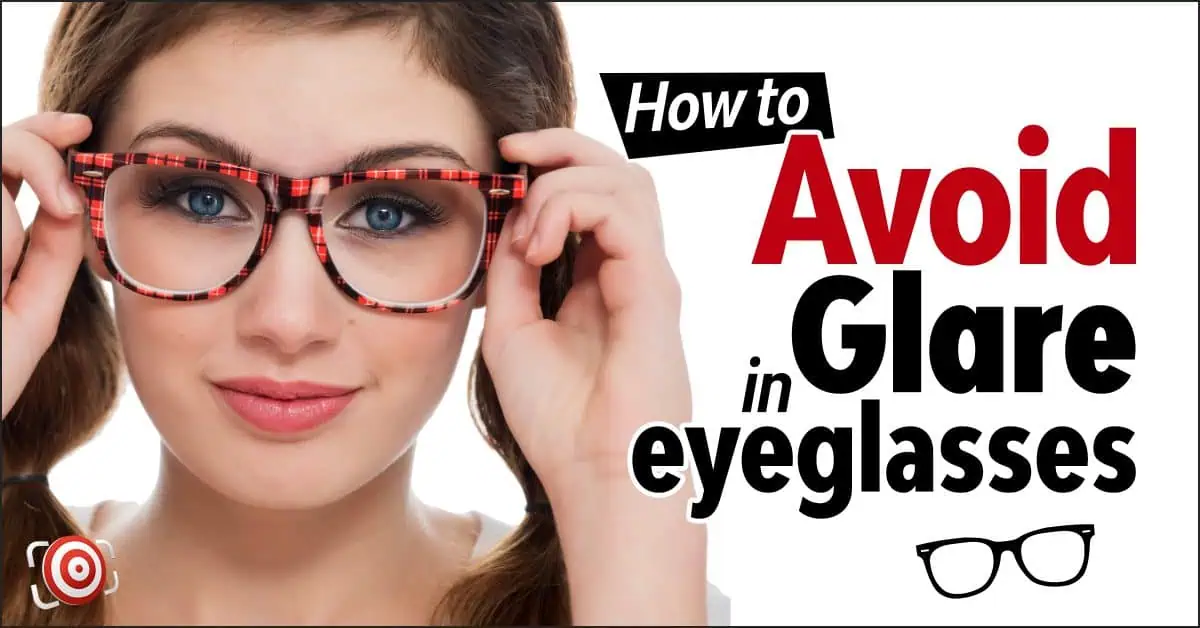 How to avoid glare in eyeglasses title page