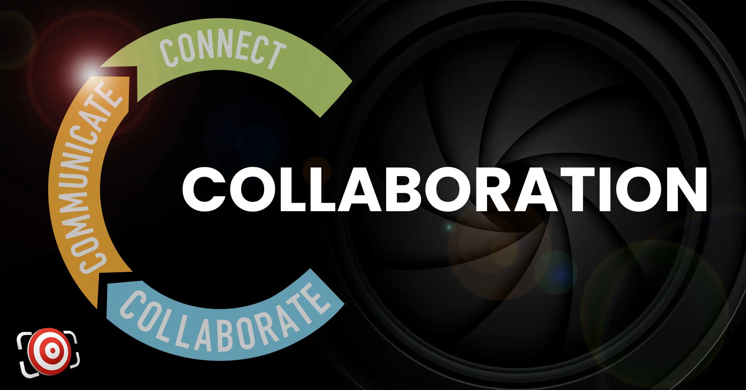 An image of a camera emphasizing the importance of collaboration in improving your photography.