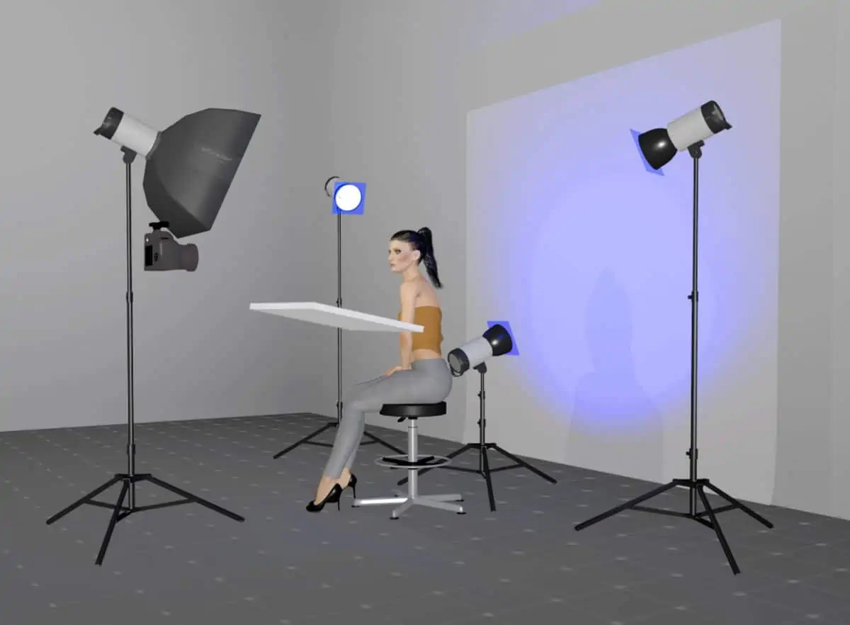 One of my favorite lighting arrangements for fashion portraits