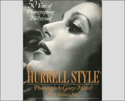 The cover of the book, inspired by the iconic George Hurrell style.