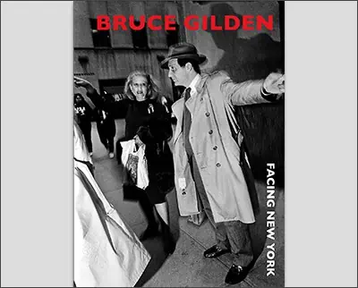 The cover of Bruce Gilden's "New York" featuring Martin Parr.