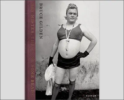 A Martin Parr portrait of a woman in a bikini, captured in black and white.