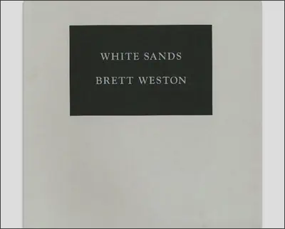 White sands by brett weston.