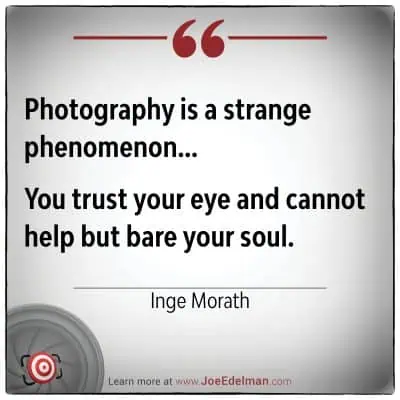 Quote by Inge Morath: "Photography is a strange phenomenon... You trust your eye and cannot help but bare your soul." Discover more about Inge Morath through the link below.