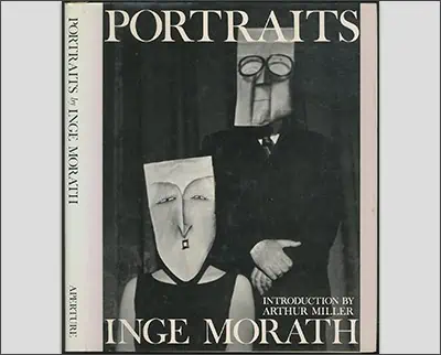 The cover of portraits by inge morth.