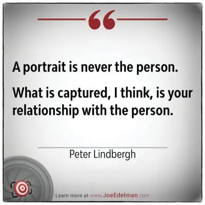 In the words of iconic photographer Peter Lindbergh, "A portrait is never the person. What is captured, I think, is your relationship with the person." Discover more at the website link below.