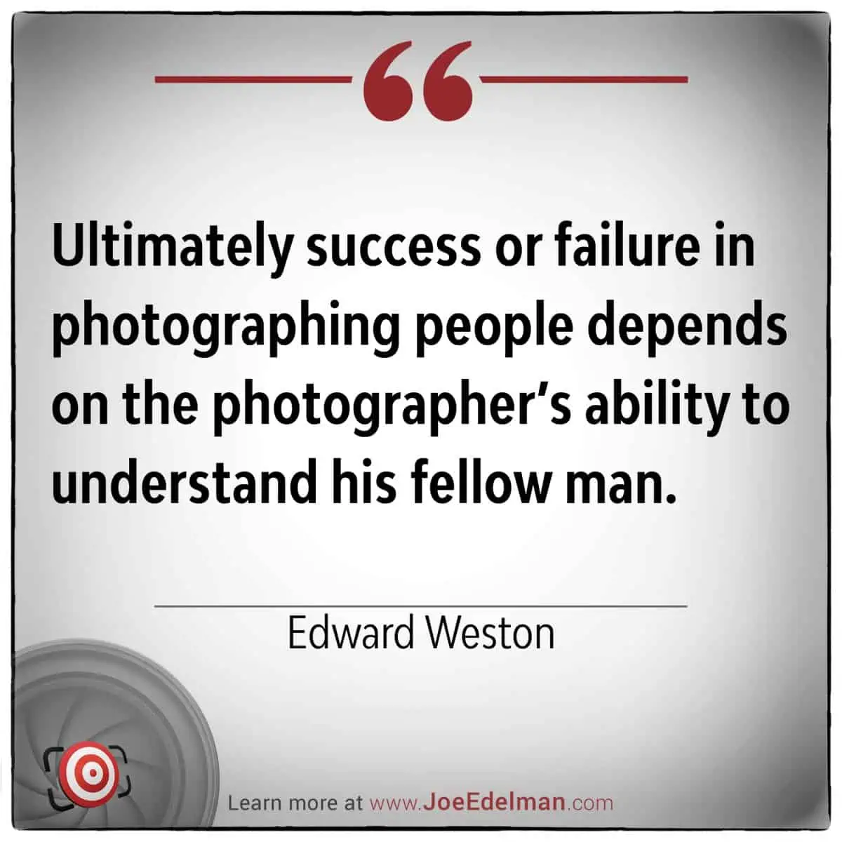 Discover Edward Weston's insightful quote on the importance of understanding people in photography. His timeless wisdom reminds us that capturing the human essence is key. Explore more with our logo and visit our website for deeper inspiration from Weston's work.