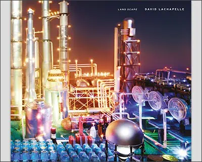 The cover of a book with an image of a factory by Andreas Feininger.