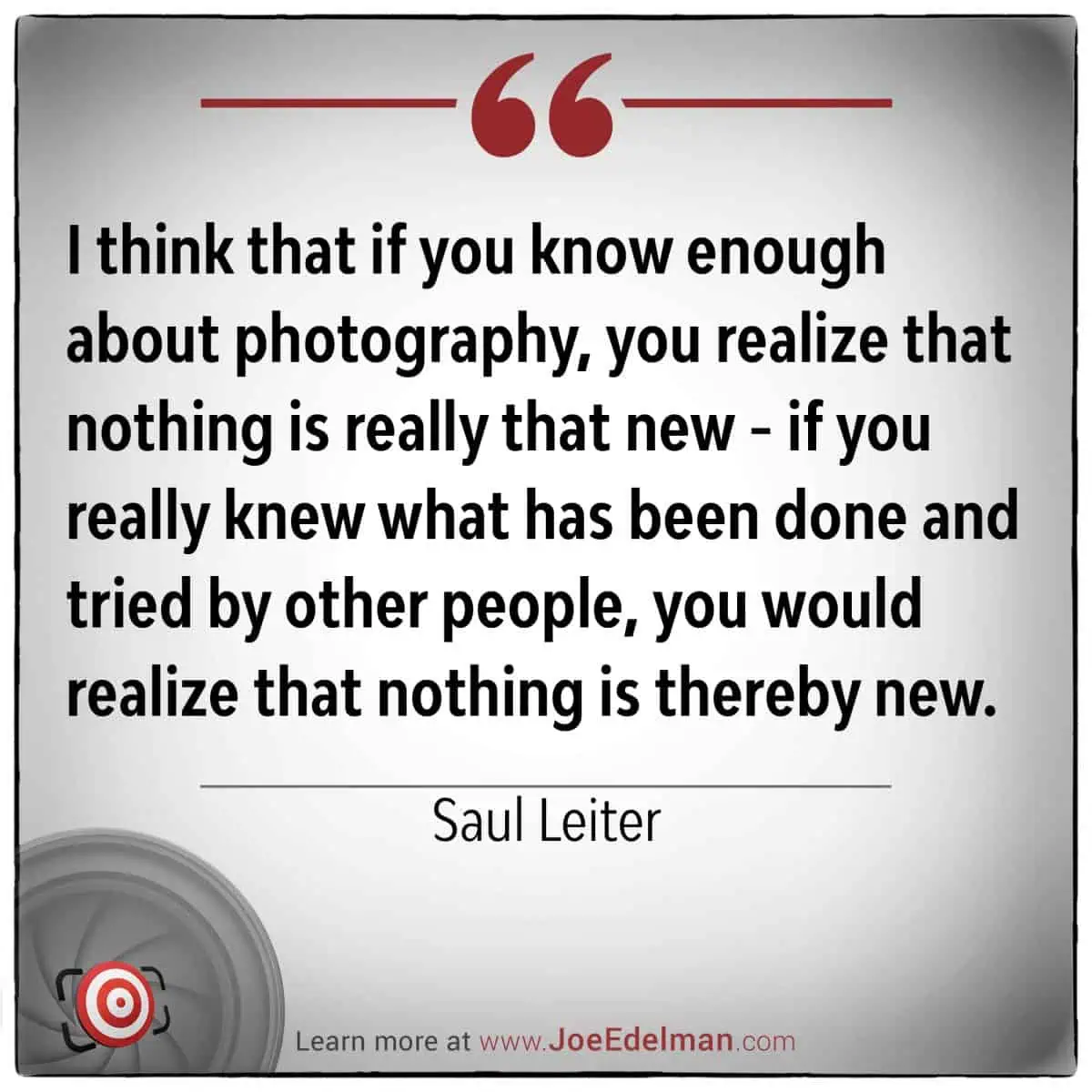 Saul Leiter once remarked on the realization that, if one delves deeply into the history of photography, they will find that nothing is genuinely new.