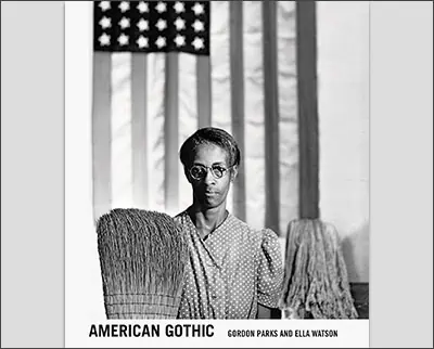 Bert Stern-inspired American gothic audiobook cover art.