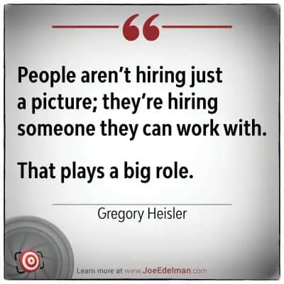 According to Gregory Heisler, people aren’t hiring just a picture; they’re seeking someone they can collaborate with. That plays a big role.