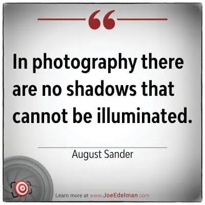 In photography, there are no shadows that cannot be illuminated," - a timeless quote by renowned photographer August Sander. With an emblem displayed and a link below, explore more of his visionary work on our website.