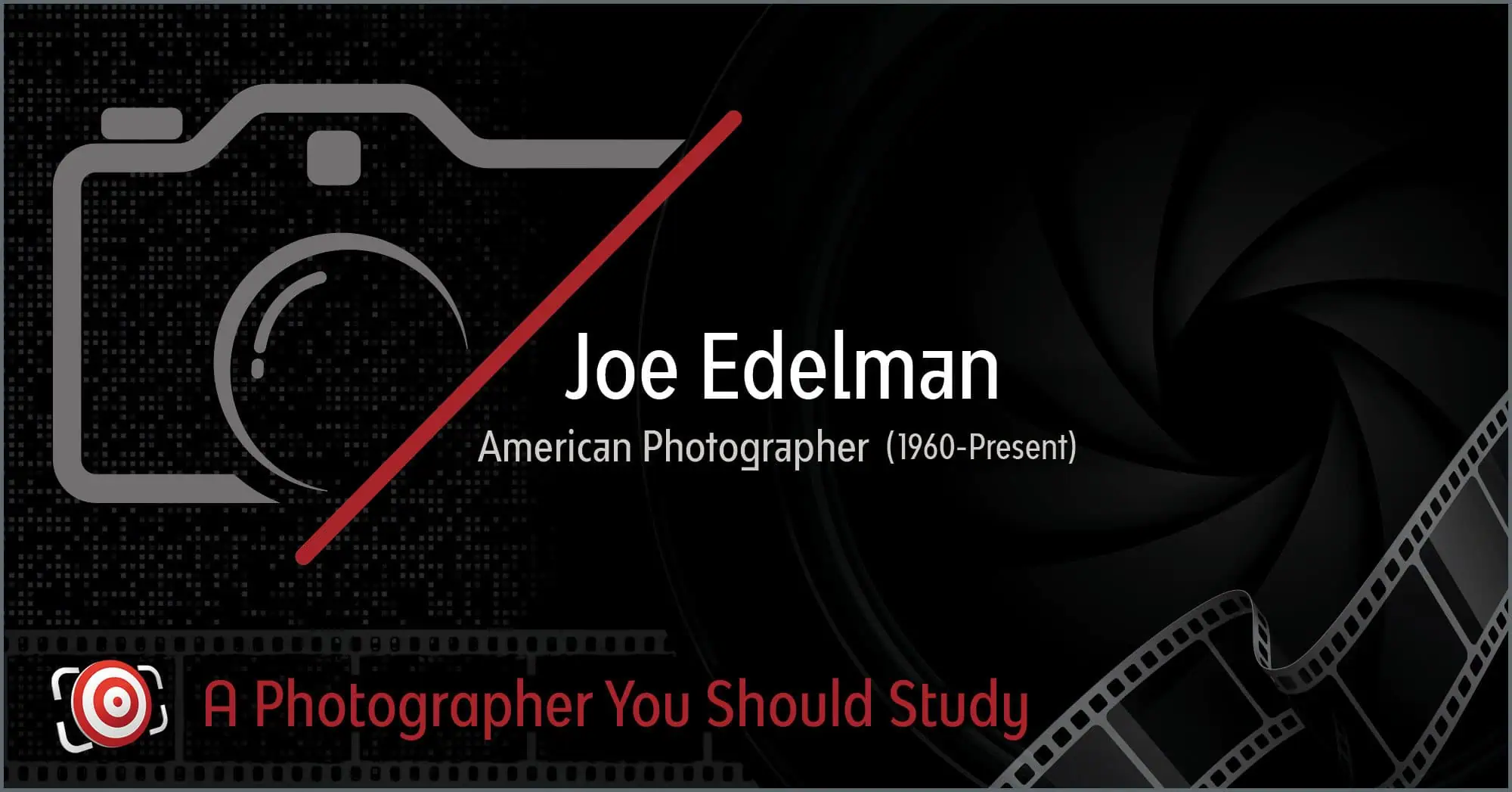 Discover the artistry of Joe Edelman, an acclaimed American photographer known for his inspiring work. With engaging visuals and the tagline "A Photographer You Should Study," this graphic compellingly highlights why Joe Edelman is a name to know in photography.