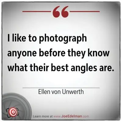 Ellen von Unwerth once shared her love for photographing individuals before they discover their best angles, capturing authenticity in every shot.