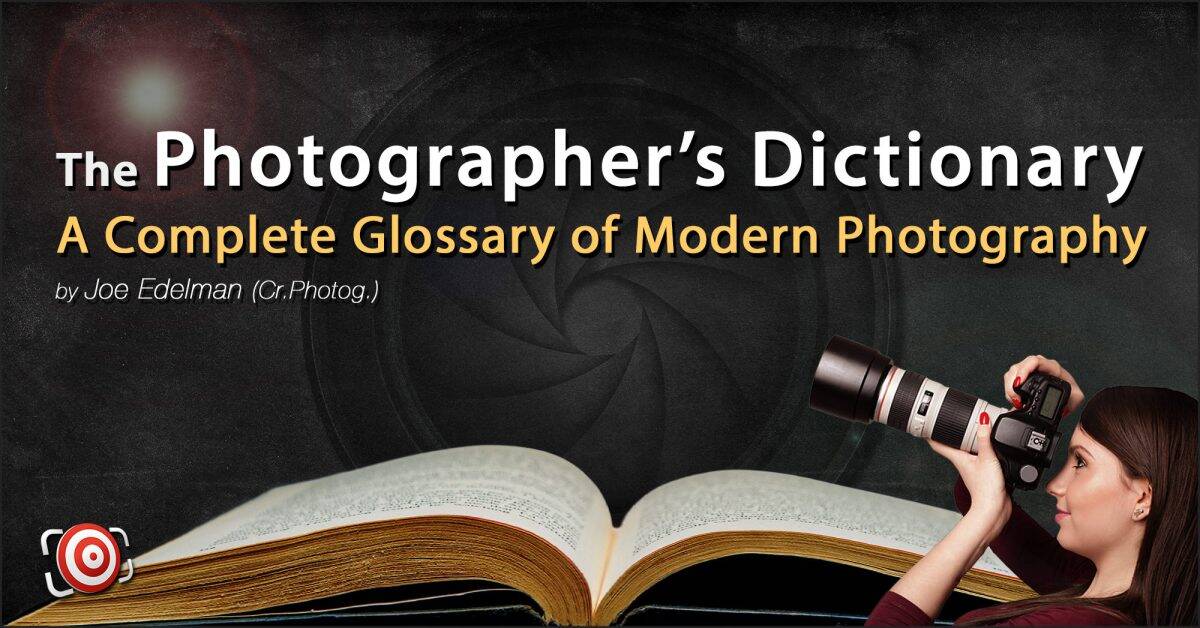 Graphic titled photographers that you should study featuring a camera icon and a lens image on a dark textured background.