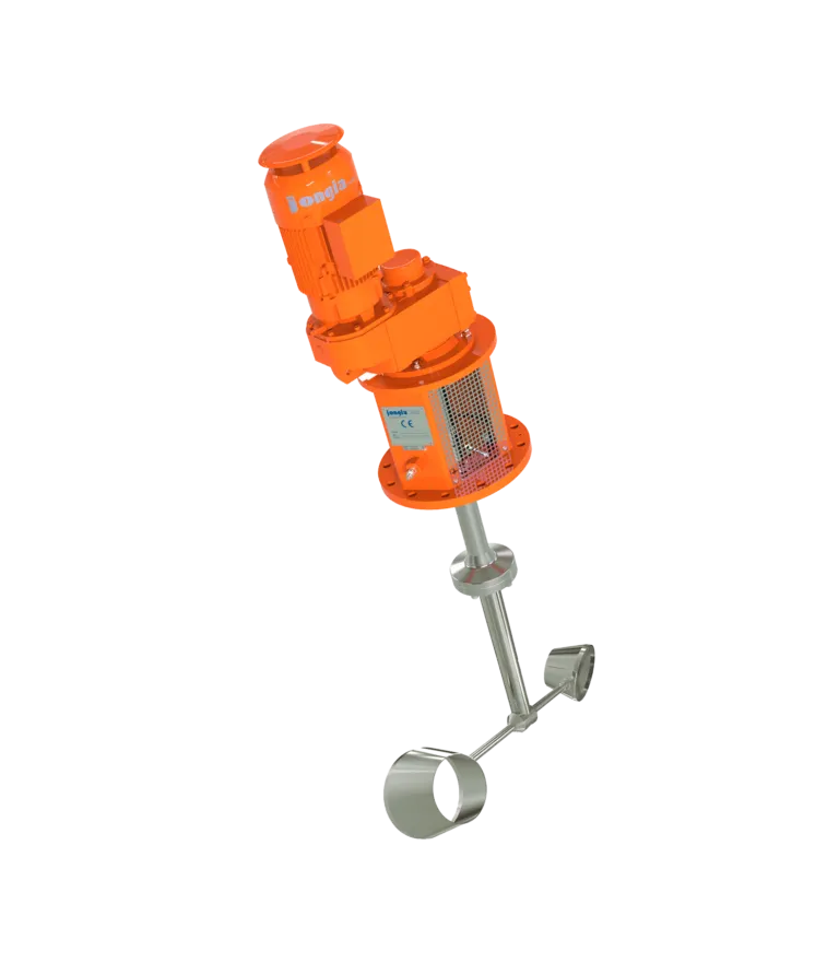 top entry agitator