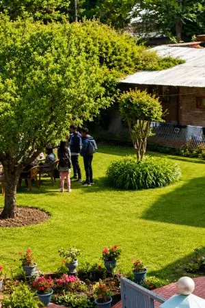 lodge near Dal Lake