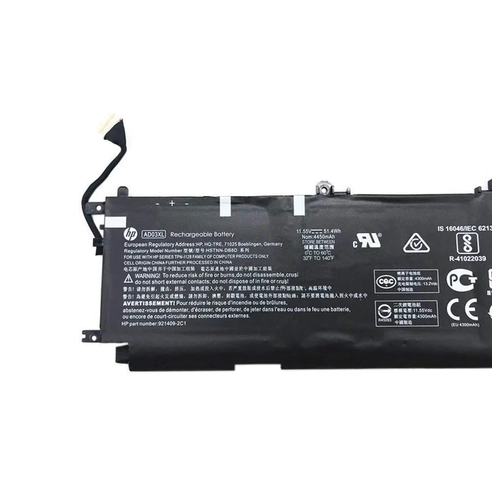 HP TPN-I128 3 Cell AD03XL HP original Laptop Notebook Battery 5 HP TPN-I128 3 Cell AD03XL HP original Laptop Notebook Battery
