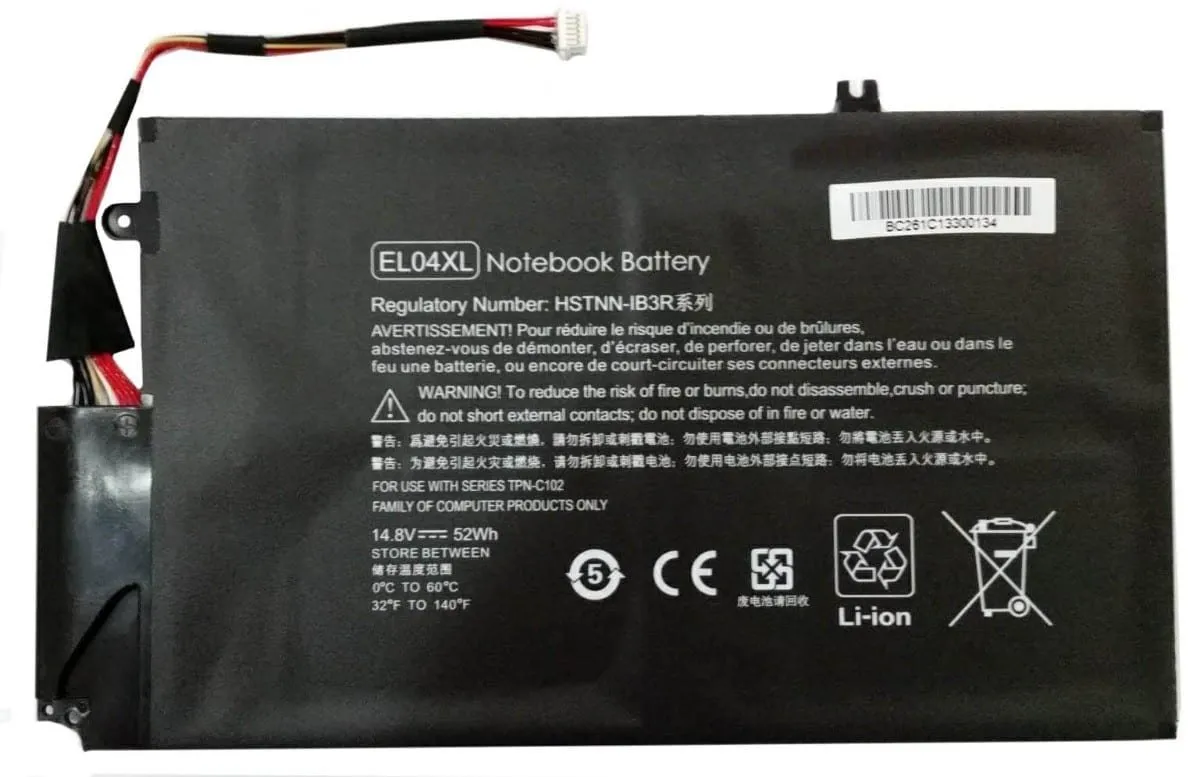 Original Battery EL04XL ,HSTNN-IB3R/UB3R ,TPN-C102 ,681879-1C1 ,681879-171, 681879-541 for 4-1000 X9-55 Original Battery EL04XL ,HSTNN-IB3R/UB3R ,TPN-C102 ,681879-1C1 ,681879-171, 681879-541 for 4-1000 X9-55