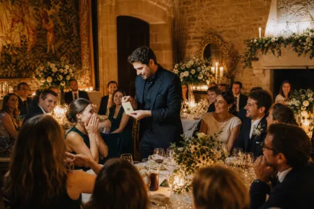 Mentaliste pendant le repas d’un mariage à Bourges