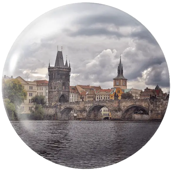 Magnetka na ihly na vyšívanie - Karlov most - megastitch.eu