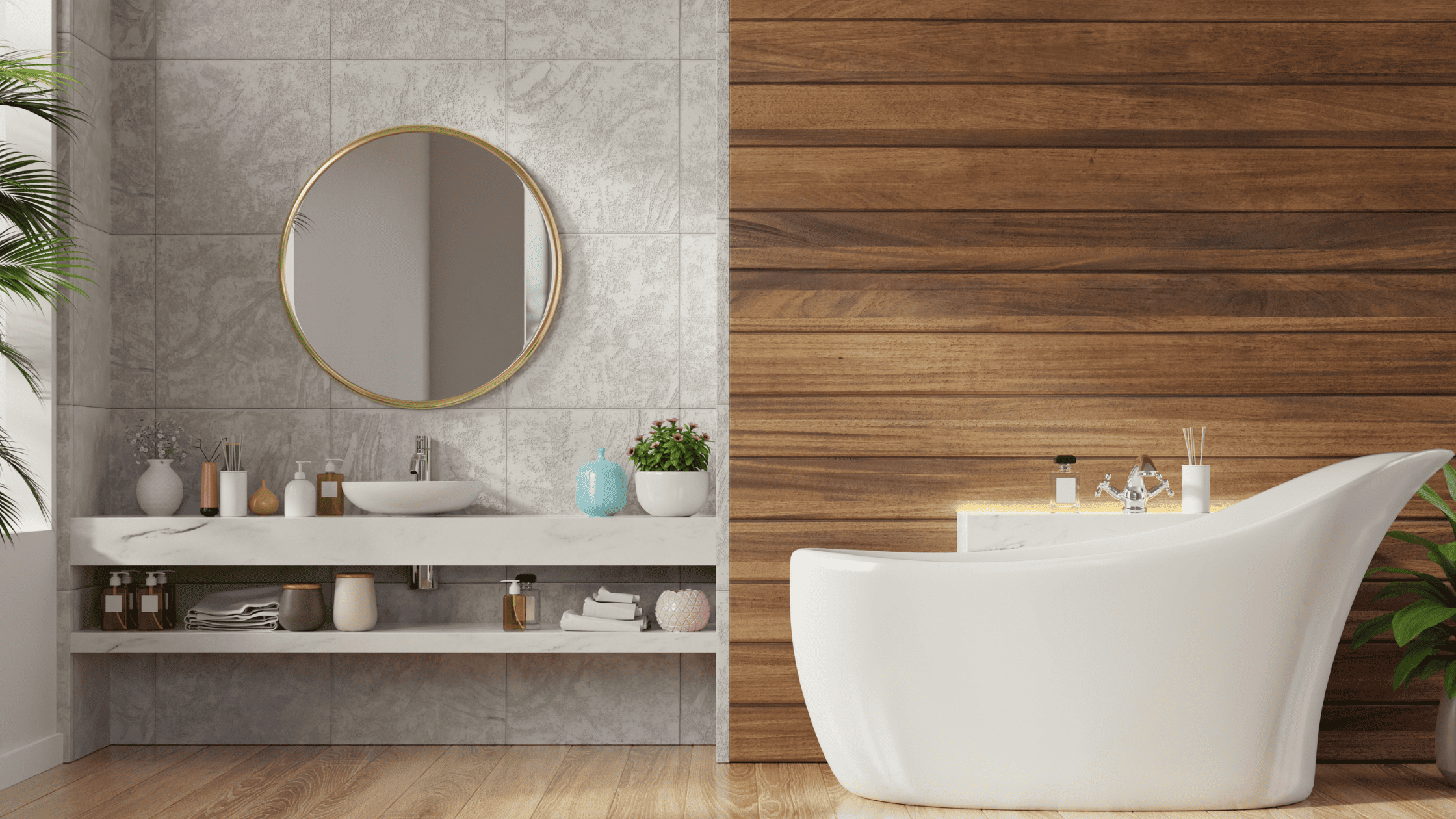 Bathroom Feature Wall