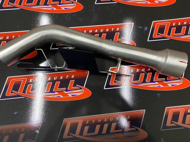 z9 with sheild kawasaki z900 rs decat pipe - Kawasaki ZR900RS Cafe 2022' Stainless De-cat exhaust pipe C/W clamp & shield brackets