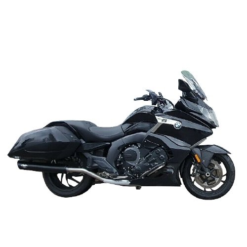 BMW K1600B Bagger GTA 2016 2020 500x500px bmw k1600b bagger gta 2016-2020 black - BMW K1600B Bagger GTA 2016-2020 Black, Slash cut Performance Exhausts Mufflers