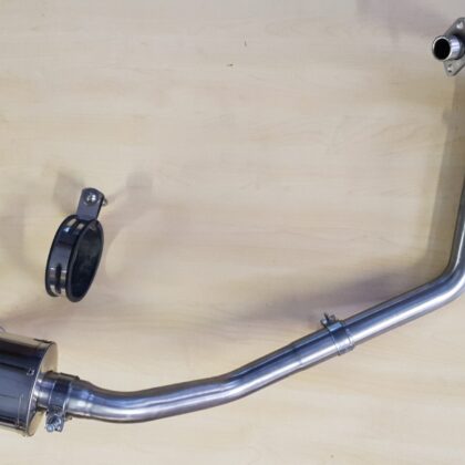 benelli bn125 exhaust - Benelli BN125 De-Cat Down-Pipe header & Exhaust UK Made