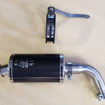 Benelli TNT 125 135 Tornado & Naked exhaust systems by Quill Performance Exhausts UK (10) Benelli TNT125 TNT135 Tornado +TNT Naked De-Cat Down-Pipe Exhaust header and Rear Silencer, UK Made benelli tnt125 exhaust view