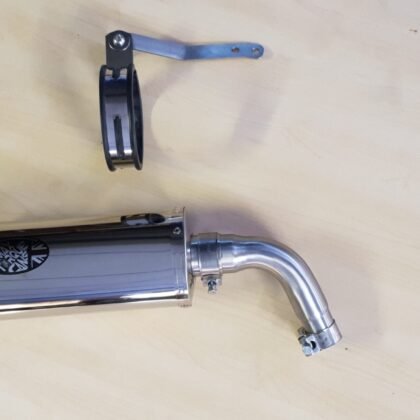 Benelli TNT 125 135 Tornado & Naked exhaust systems by Quill Performance Exhausts UK (12) Benelli TNT125 TNT135 Tornado +TNT Naked De-Cat Down-Pipe Exhaust header and Rear Silencer, UK Made benelli tnt125 exhaust view