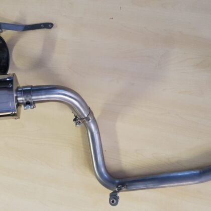 Benelli TNT 125 135 Tornado & Naked exhaust systems by Quill Performance Exhausts UK (4) Benelli TNT125 TNT135 Tornado +TNT Naked De-Cat Down-Pipe Exhaust header and Rear Silencer, UK Made benelli tnt125 exhaust detail