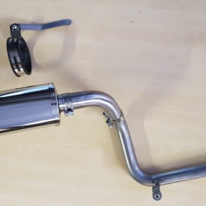 Benelli TNT 125 135 Tornado & Naked exhaust systems by Quill Performance Exhausts UK (5) benelli tnt125 exhaust - Benelli TNT125 TNT135 Tornado +TNT Naked De-Cat Down-Pipe Exhaust header and Rear Silencer, UK Made