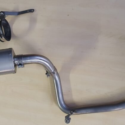 Benelli TNT 125 135 Tornado & Naked exhaust systems by Quill Performance Exhausts UK (7) Benelli TNT125 TNT135 Tornado +TNT Naked De-Cat Down-Pipe Exhaust header and Rear Silencer, UK Made benelli tnt125 exhaust view