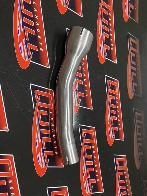 kawasaki z1000 decat - Kawasaki Z1000 2010-2019 single right hand CNC Stainless De-cat pipe & clamps