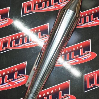 universal reverse cone performance motorbike exhausts 47.5mm inlet with clamp - Universal Reverse Cone Performance Motorbike Exhausts 47.5mm Inlet with Clamp