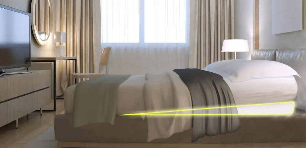 image of Acid Reflux Under Mattress Bed Wedge - Head-of-Bed Elevation -Raised Bed Gerd2