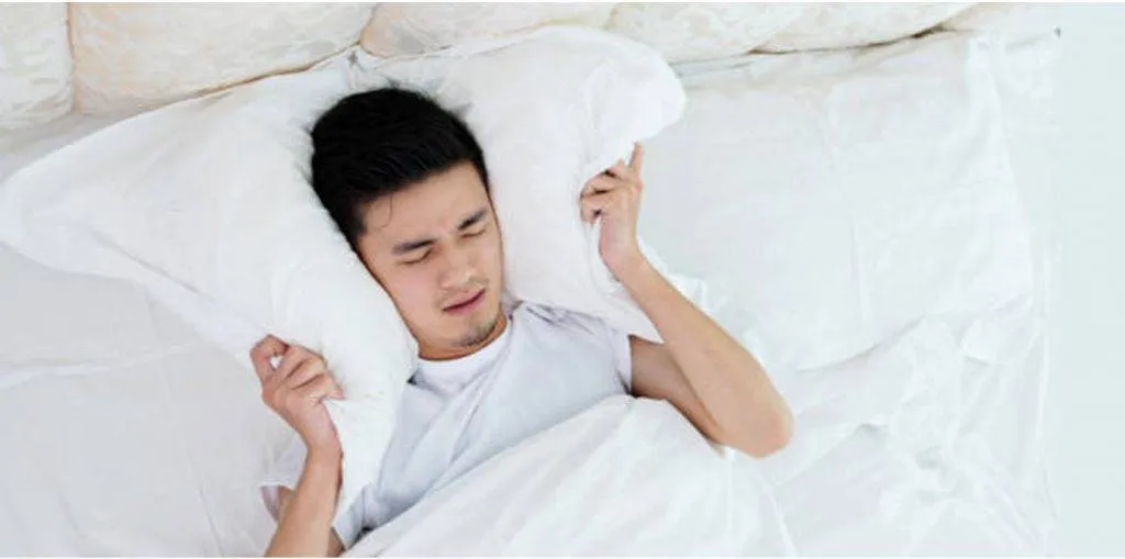 man has trouble sleeping