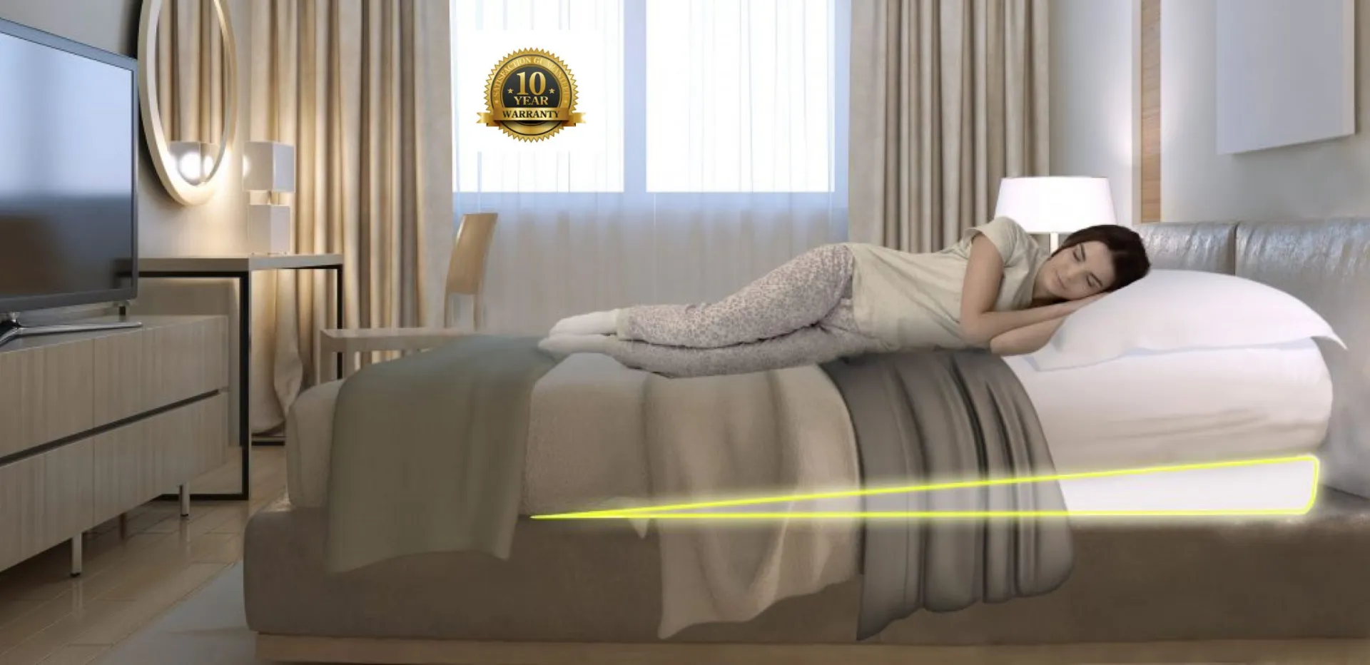 Reflux Guard bed wedge visual
