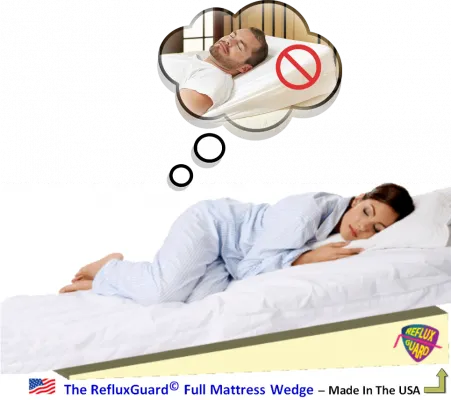 sleeping under mattress wedge