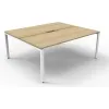 Deluxe Profile Leg Double Workstation - Image 2