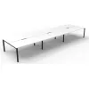 Deluxe Profile Leg Double Workstation - Image 11